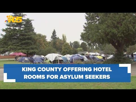 King County providing temporary hotel rooms to house asylum seekers at Tukwila church