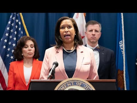 Mayor Bowser talks to reporters after feds say they're taking over DC Police