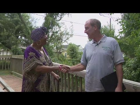 Solution: Company volunteers to help Houston senior with her dangerous tree