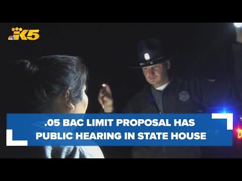 .05 BAC limit proposal has public hearing in state House
