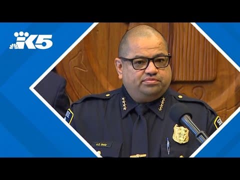 Former Chief Adrian Diaz addresses leaving role with Seattle Police Department