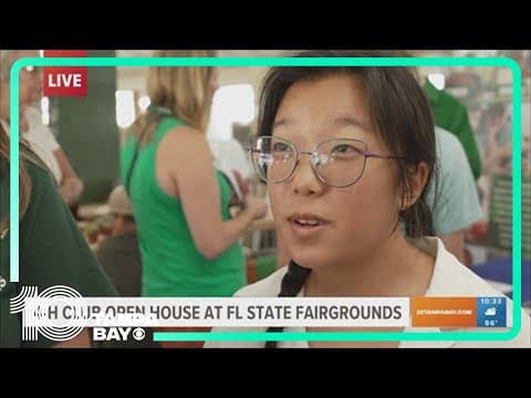 4-H Club open house at Florida State Fairgrounds