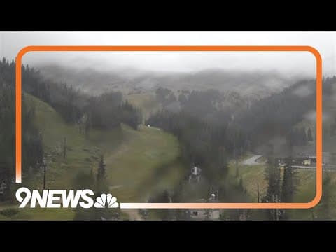 First snow of the season in Colorado