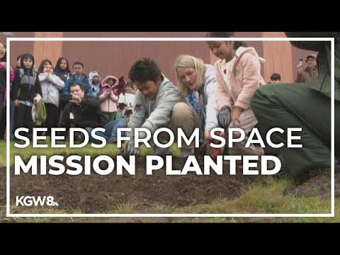 Hillsboro students plant 'moon tree'
