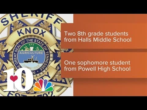 KCSO: Three Knox Co. students arrested for threats at two different schools