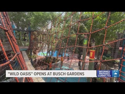 Busch Gardens' new Wild Oasis realm is now open to guests