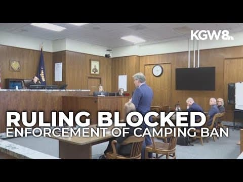 Court issues injunction preventing Grants Pass from enforcing camping ban