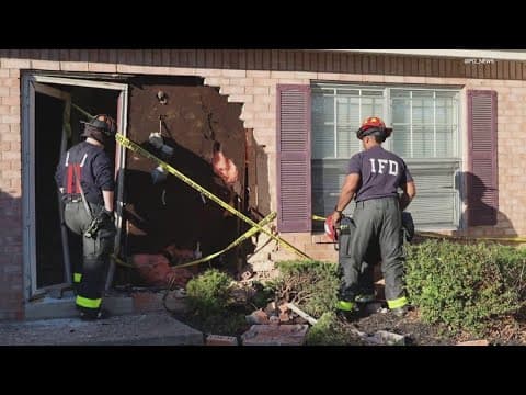 Man arrested after crashing into apartment 'intentionally' near 38th and Kessler