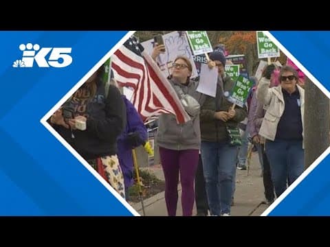 Women's march held in Everett ahead of Election Day