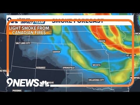 Canadian wildfires bring hazy skies to Colorado