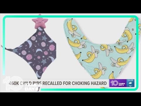 Baby bibs recalled for choking hazard