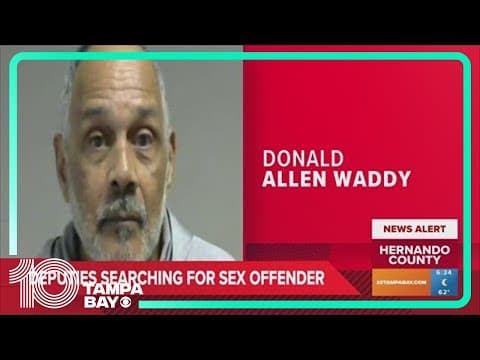 Deputies searching for registered sex offender who they say violated check-in requirements