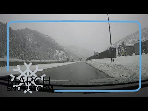 Road conditions on Interstate 70 after reopening