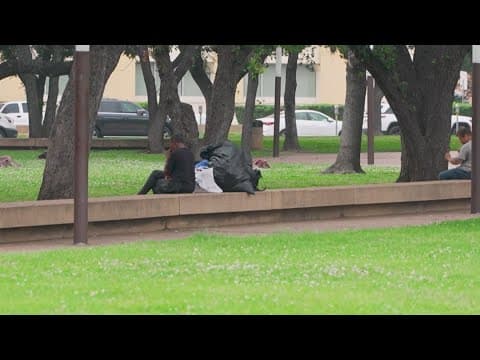 Homeless population growing near Dallas library