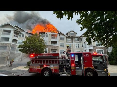 Teen charged with arson in Montgomery County fire that left dozens without a home