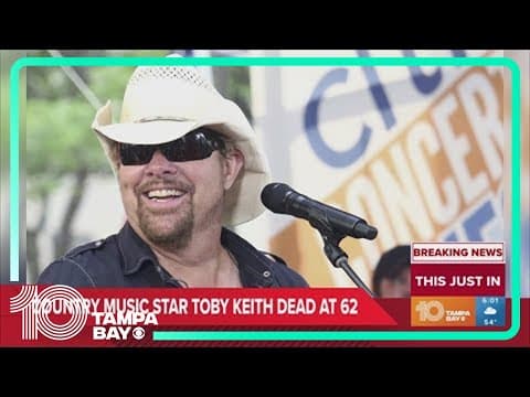Country music star Toby Keith has died