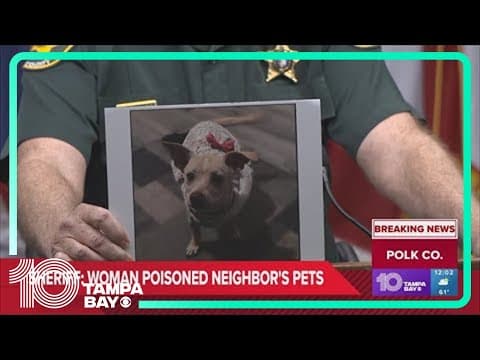 Lakeland woman accused of killing neighbors' pets with poison