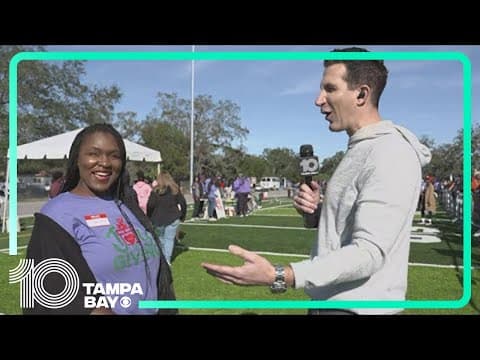 'Joy of Giving' celebration underway at Sligh Middle Magnet School in Tampa