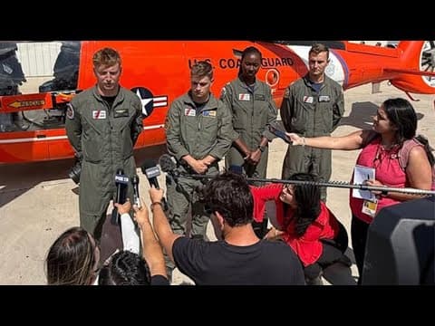 Coast Guard crew talks about making dozens of rescues at Camp Mystic