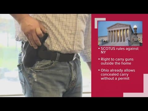 Supreme Court strikes down New York gun law in major 2nd Amendment ruling