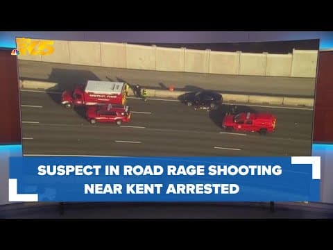 Suspect in road rage shooting near Kent arrested