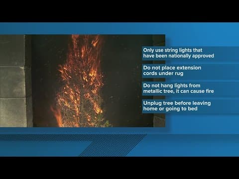 Fire Department provides Christmas tree safety tips