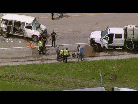 Multi-vehicle crash on I-35 in Denton leaves 9 injured, officials say