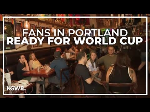 Portland fans gather for Women's World Cup in Northeast Portland