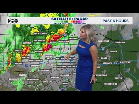 Storms moving through North Texas: Latest updates