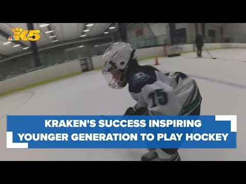 This year's Kraken success inspires young players to hit the ice