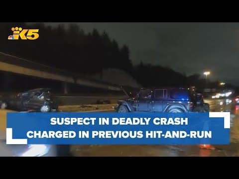 Suspect who fled deadly I-5 crash was charged in previous fatal hit-and-run