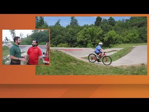 Aspire features pump track for bikers and skaters