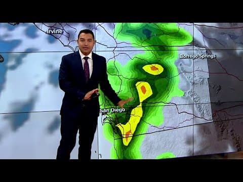 San Diego Weather Forecast: Rain, wind, thunderstorms | Weather Impact Alert