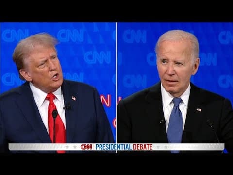 First 2024 Biden-Trump Debate: Trump calls debate a 'waste' of time, says country is being destroyed