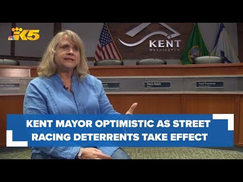 Kent mayor is optimistic as street racing deterrents take effect Jan. 1