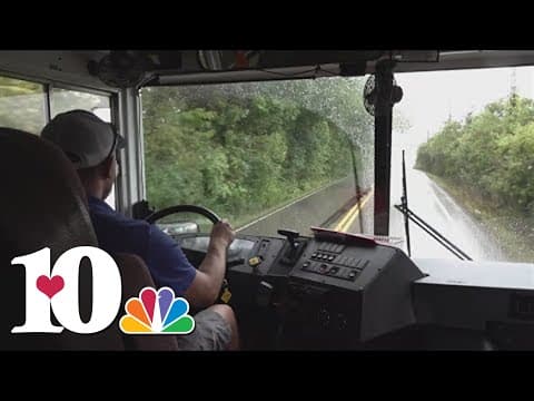 How severe weather impacts school bus drivers' visibility, student safety