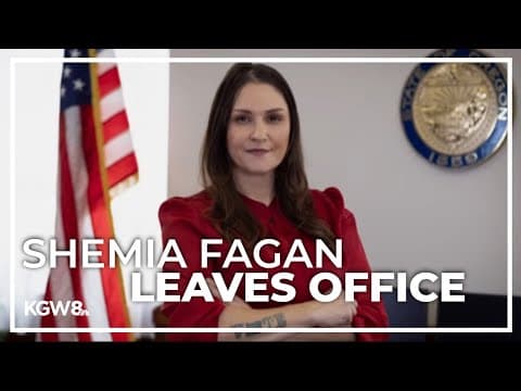 Shemia Fagan vacates her elected role as Oregon secretary of state after moonlighting scandal