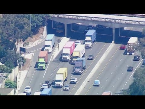 Truckers protest law that changes how many are classified as independent contractors