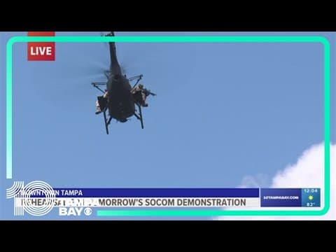 Rehearsal for SOCOM 'Battle of the Bay' demonstration in Downtown Tampa