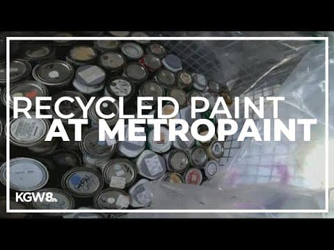 Massive selection of recycled paint in Swan Island