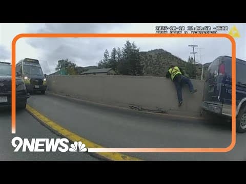 Stolen shuttle bus involved in crash with Idaho Springs police vehicle on I-70