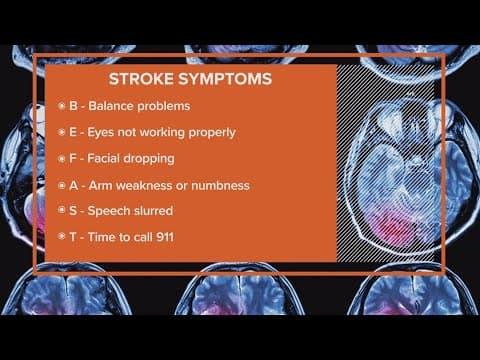 It's stroke awareness month, it can affect people of any age