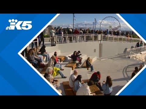 New Overlook Walk opens in Seattle, connecting Pike Place Market to the waterfront