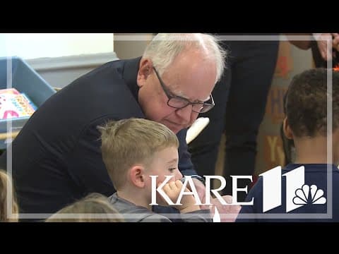 Governor Walz touts childcare plan