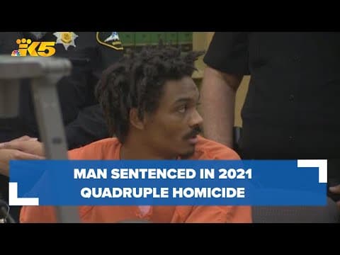 Man sentenced in 2021 quadruple homicide in Tacoma's Salishan neighborhood