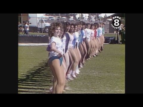 Rockettes practice for Super Bowl 1988