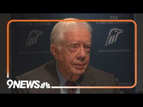 Former President Jimmy Carter nearing 100th birthday