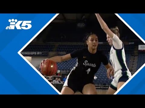 HS State Basketball Highlights:  Sumner vs. Woodinville Girls