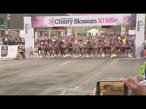 Cherry Blossom 10-Miler Features Record Breakers and Community Spirit
