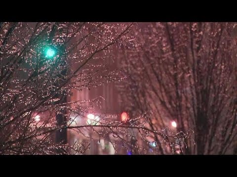 Freezing rain reported north of Central Ohio